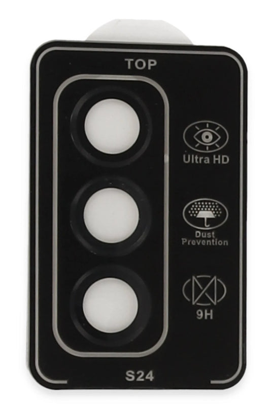Samsung Galaxy S24 PVD Metal Kamera Lens - Siyah 2