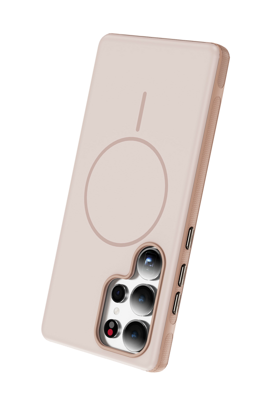 Samsung Galaxy S24 Ultra Neksa Magsafe Kapak Kılıf - Rose 3