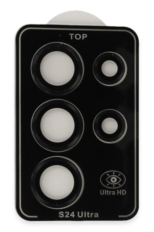 Samsung Galaxy S24 Ultra PVD Metal Kamera Lens - Siyah 2