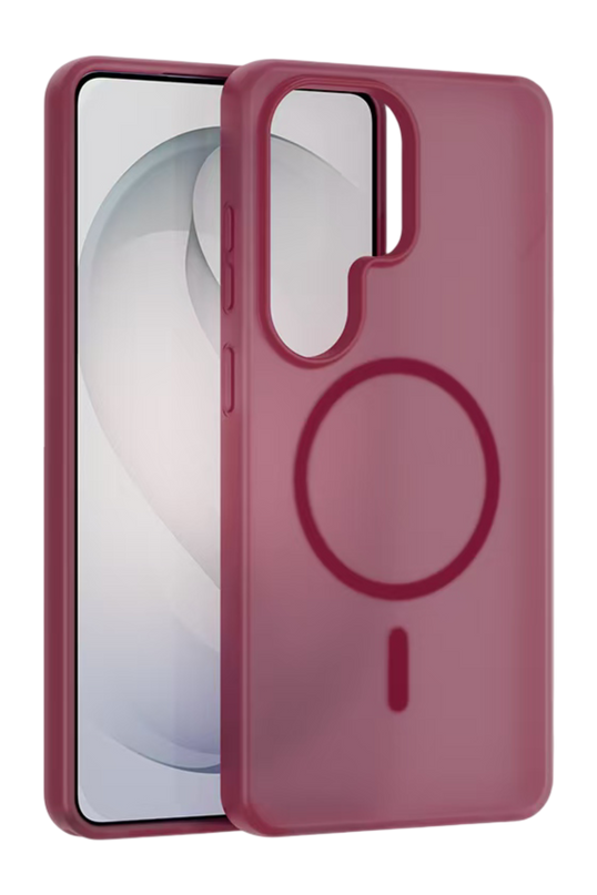 Samsung Galaxy S26 Ultra Pulse Magsafe Kapak Kılıf - Bordo