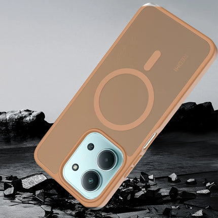 Xiaomi Redmi 15C 4G Jota Magsafe Kapak Kılıf - Çöl Titanyum 4