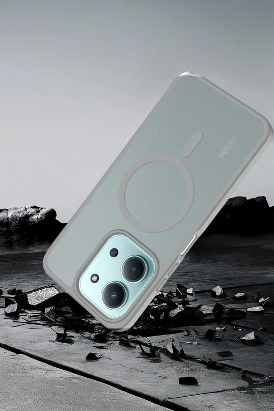 Xiaomi Redmi 15C 4G Jota Magsafe Kapak Kılıf - Titan Gri 4