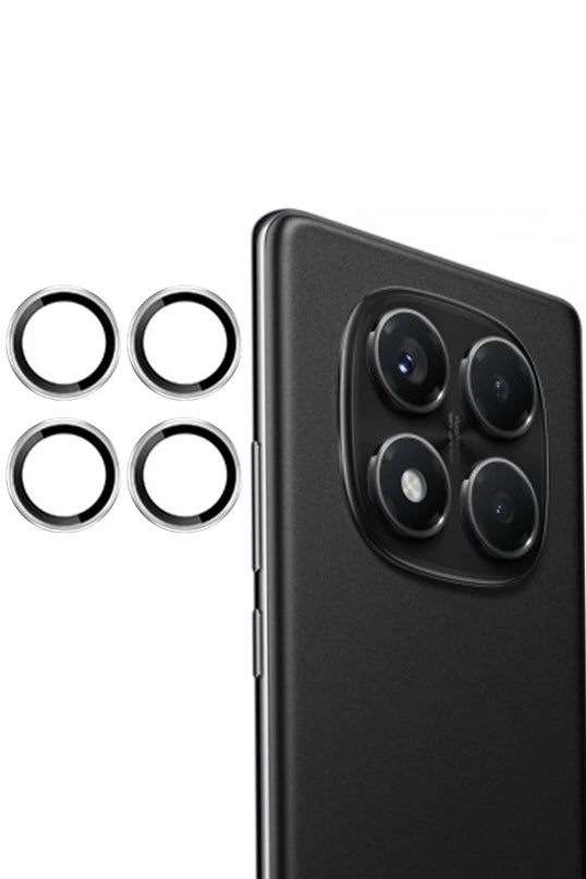 Xiaomi Redmi Note 14 Pro 4G PVD Metal Kamera Lens - Gümüş
