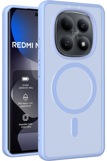 Xiaomi Redmi Note 15 Pro 4G Jota Magsafe Kapak Kılıf - Açık Mavi