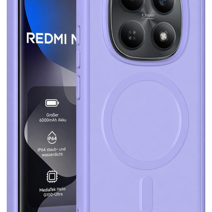 Xiaomi Redmi Note 15 Pro 4G Jota Magsafe Kapak Kılıf - Lila