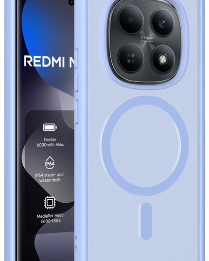 Xiaomi Redmi Note 15 Pro 5G Jota Magsafe Kapak Kılıf - Açık Mavi