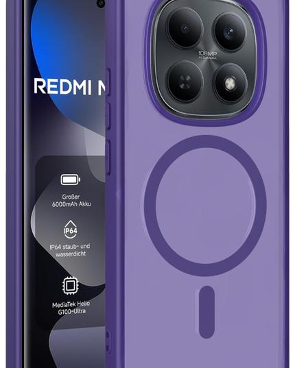 Xiaomi Redmi Note 15 Pro 5G Jota Magsafe Kapak Kılıf - Derin Mor