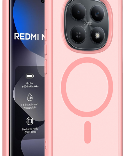 Xiaomi Redmi Note 15 Pro 5G Jota Magsafe Kapak Kılıf - Pudra