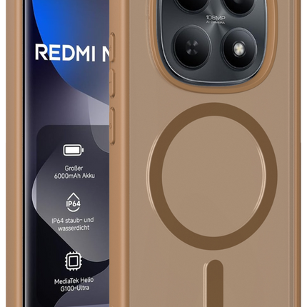 Xiaomi Redmi Note 15 Pro Plus 5G Jota Magsafe Kapak Kılıf - Çöl Titanyum