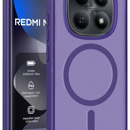 Xiaomi Redmi Note 15 Pro Plus 5G Jota Magsafe Kapak Kılıf - Derin Mor