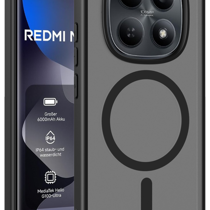 Xiaomi Redmi Note 15 Pro Plus 5G Jota Magsafe Kapak Kılıf - Siyah