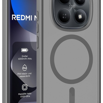 Xiaomi Redmi Note 15 Pro Plus 5G Jota Magsafe Kapak Kılıf - Titan Gri