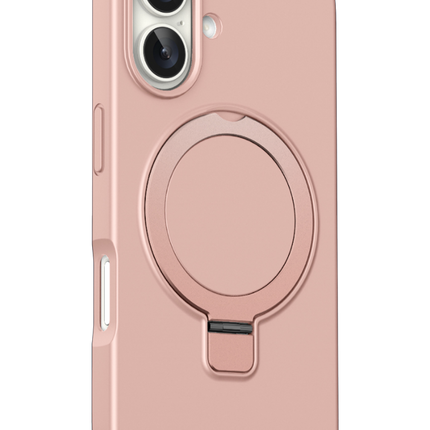 iPhone 16 Magi Pro Standlı Magsafe Kapak Kılıf - Pembe 2