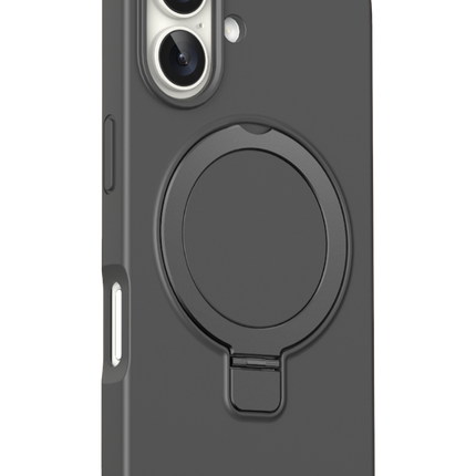 iPhone 16 Magi Pro Standlı Magsafe Kapak Kılıf - Titan Gri 2