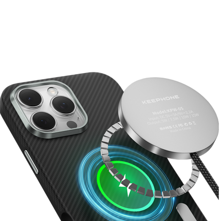 iPhone 16 Pro Kevlar Caiser Magsafe Kapak Kılıf 4