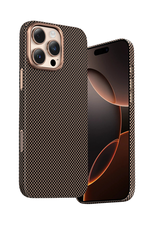 iPhone 16 Pro Max Kevlar Norra Magsafe Kılıf - Bronz