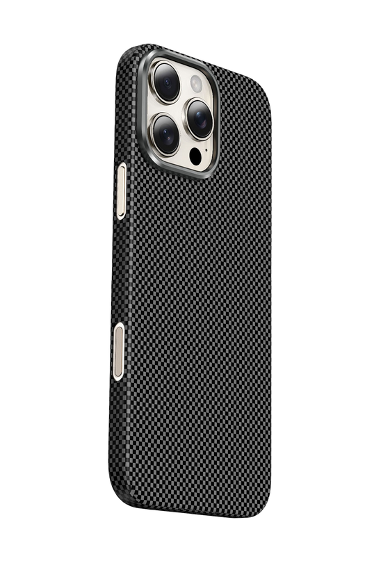 iPhone 16 Pro Max Kevlar Norra Magsafe Kılıf - Siyah 4