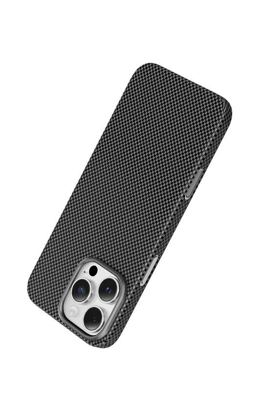 iPhone 16 Pro Max Kevlar Norra Magsafe Kılıf - Siyah 3