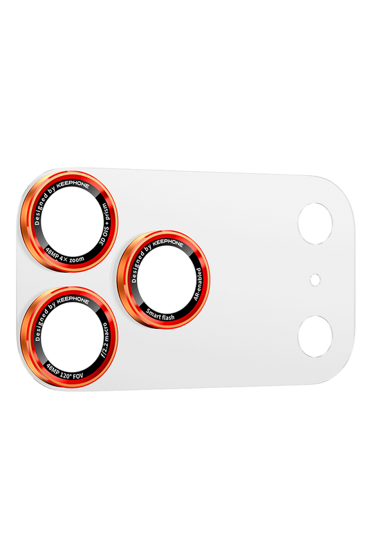 iPhone 17 Pro Auralens Arka Film Ve Kamera Lens Koruyucu - Turuncu 2