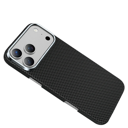 iPhone 17 Pro/18 Pro Kevlar Norra Magsafe Kılıf - Siyah 4