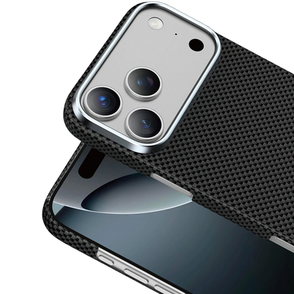 iPhone 17 Pro/18 Pro Kevlar Norra Magsafe Kılıf - Siyah 2