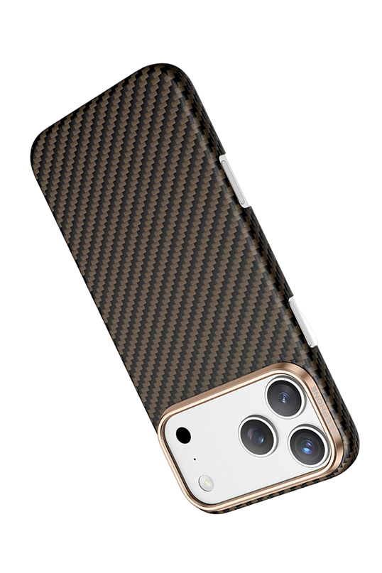 iPhone 18 Pro Max/17 Pro Max Kevlar Diago Magsafe Kılıf - Bronz 4
