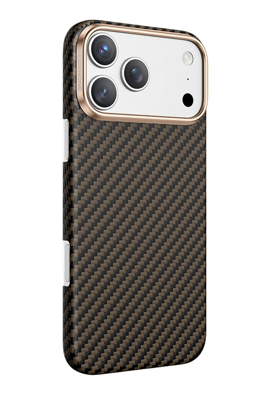 iPhone 18 Pro Max/17 Pro Max Kevlar Diago Magsafe Kılıf - Bronz 3