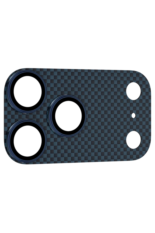 iPhone 17 Pro Max Kevlar Kamera Lens - Lacivert
