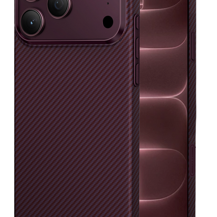 iPhone 18 Pro Max/17 Pro Max Kevlar Sweden Magsafe Kılıf - Bordo