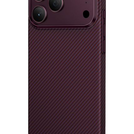iPhone 18 Pro Max/17 Pro Max Kevlar Sweden Magsafe Kılıf - Bordo 2