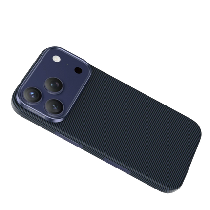 iPhone 18 Pro Max/17 Pro Max Kevlar Sweden Magsafe Kılıf - Lacivert 4