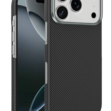 iPhone 18 Pro Max/17 Pro Max Kevlar Sweden Magsafe Kılıf - Siyah