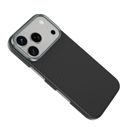 iPhone 18 Pro Max/17 Pro Max Kevlar Sweden Magsafe Kılıf - Siyah 4