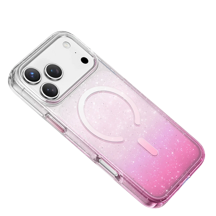 iPhone 17 Pro Max/18 Pro Max Lillian Simli Magsafe Kılıf - Pembe 3