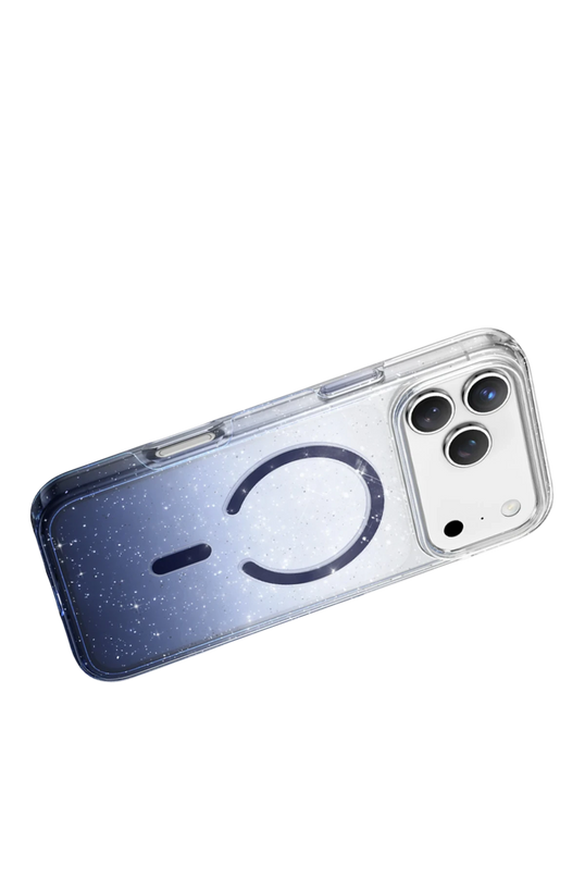 iPhone 17 Pro Max/18 Pro Max Lillian Simli Magsafe Kılıf - Mavi 3