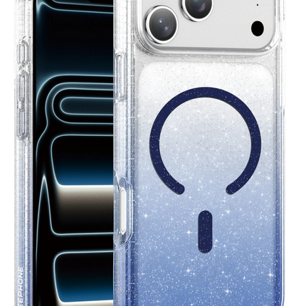 iPhone 17 Pro Max/18 Pro Max Lillian Simli Magsafe Kılıf - Mavi