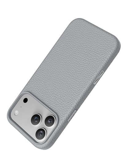 iPhone 18 Pro Max/17 Pro Max Lycucci Deri Manyetik Kapak Kılıf - Gri 3
