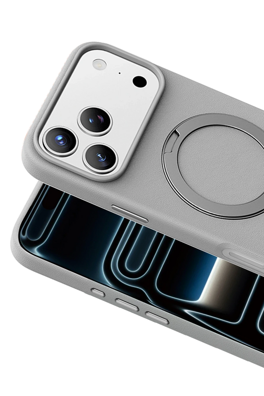 iPhone 18 Pro Max/17 Pro Max Mehold Standlı Magsafe Kapak Kılıf - Gri 2