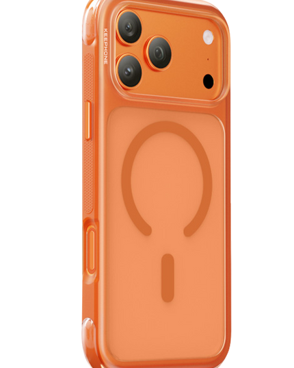iPhone 18 Pro Max/17 Pro Max Monica Airbag Magsafe Kapak Kılıf - Turuncu 3