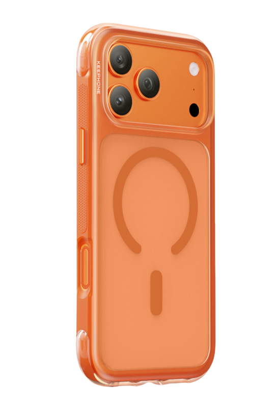 iPhone 18 Pro Max/17 Pro Max Monica Airbag Magsafe Kapak Kılıf - Turuncu 3