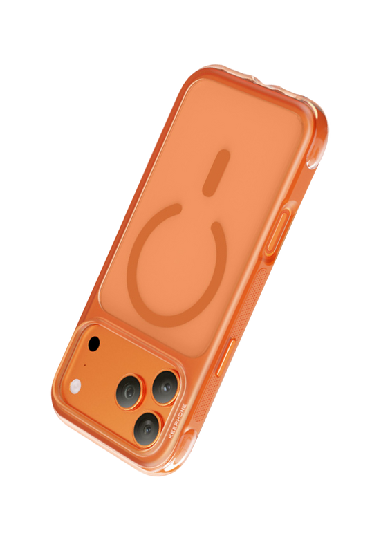 iPhone 18 Pro Max/17 Pro Max Monica Airbag Magsafe Kapak Kılıf - Turuncu 4