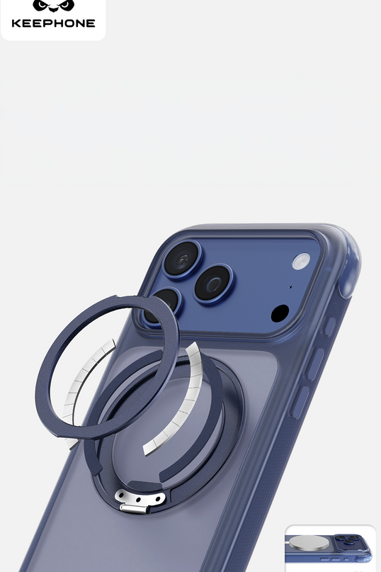iPhone 18 Pro Max/17 Pro Max Monica Airbag Pro Stantlı Magsafe Kapak Kılıf - Turuncu 2 4