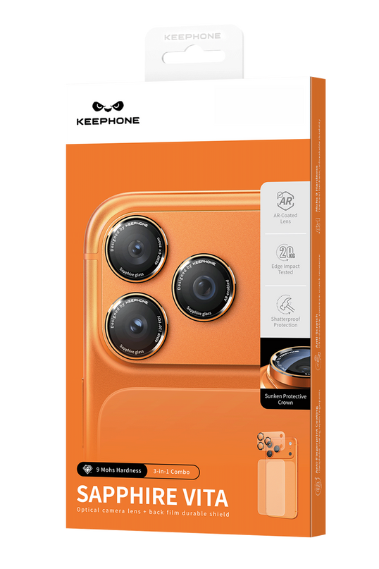 iPhone 17 Pro Max Sapphire Vita Arka Film Ve Kamera Lens Koruyucu - Lacivert 5