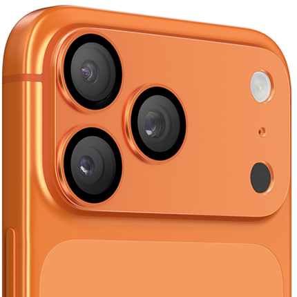 iPhone 17 Pro Max Wellens Kamera Lens Koruyucu - Turuncu 3