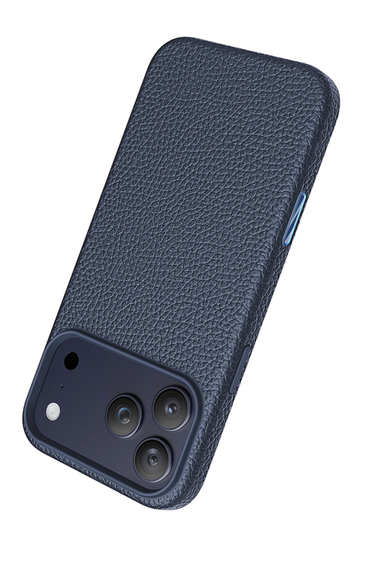 iPhone 18 Pro Max/17 Pro Max Lycucci Deri Manyetik Kapak Kılıf - Lacivert 4