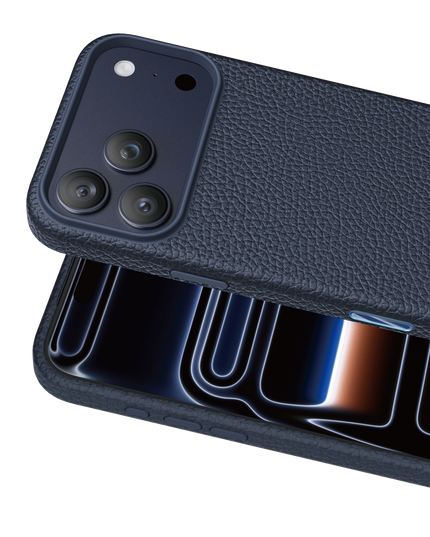 iPhone 18 Pro Max/17 Pro Max Lycucci Deri Manyetik Kapak Kılıf - Lacivert 2