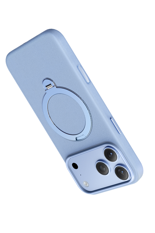 iPhone 18 Pro Max/17 Pro Max Mehold Standlı Magsafe Kapak Kılıf - Açık Mavi 2