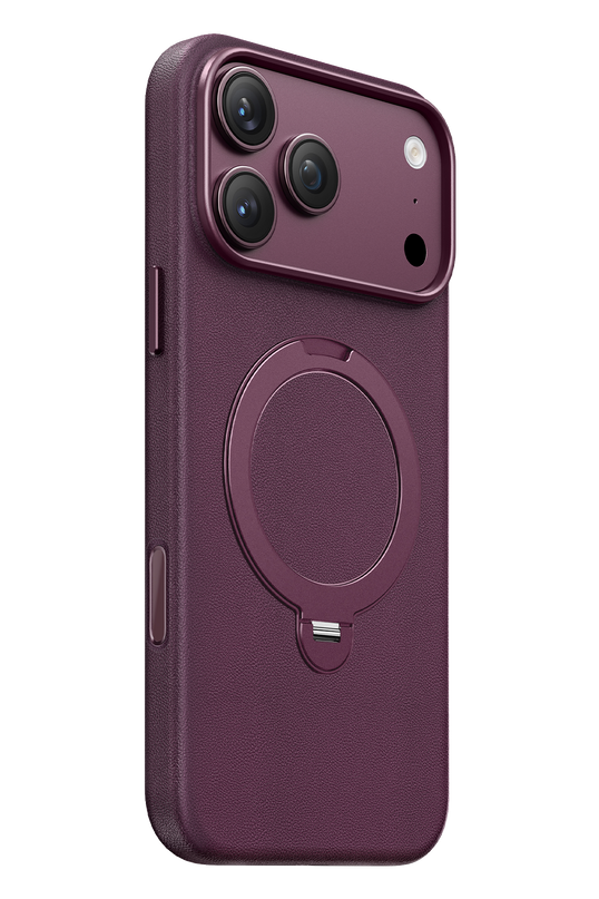 iPhone 18 Pro Max/17 Pro Max Mehold Standlı Magsafe Kapak Kılıf - Bordo