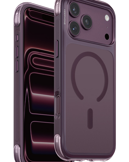 iPhone 18 Pro Max/17 Pro Max Monica Airbag Magsafe Kapak Kılıf - Bordo