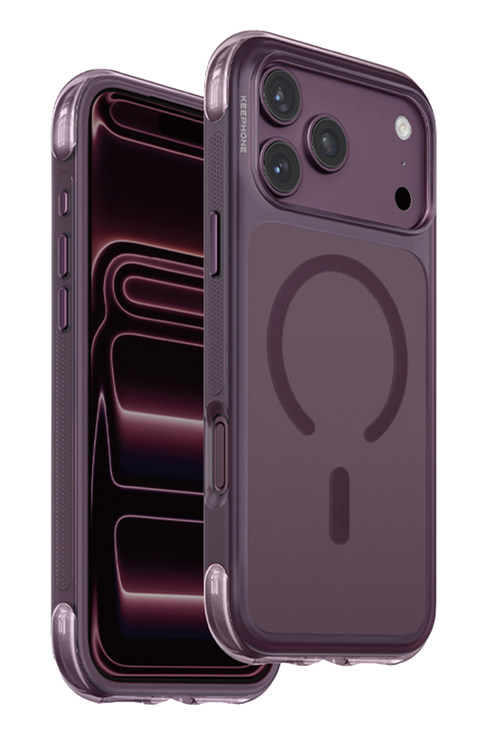 iPhone 18 Pro Max/17 Pro Max Monica Airbag Magsafe Kapak Kılıf - Bordo